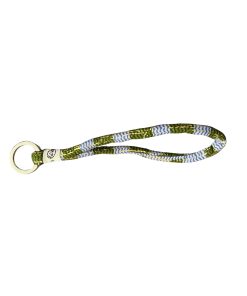Schlüsselanhänger mittellang green Kente