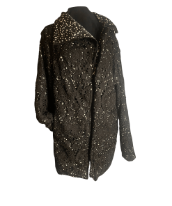 Coolstyle black Spitze getupft Jacke – Unisex L