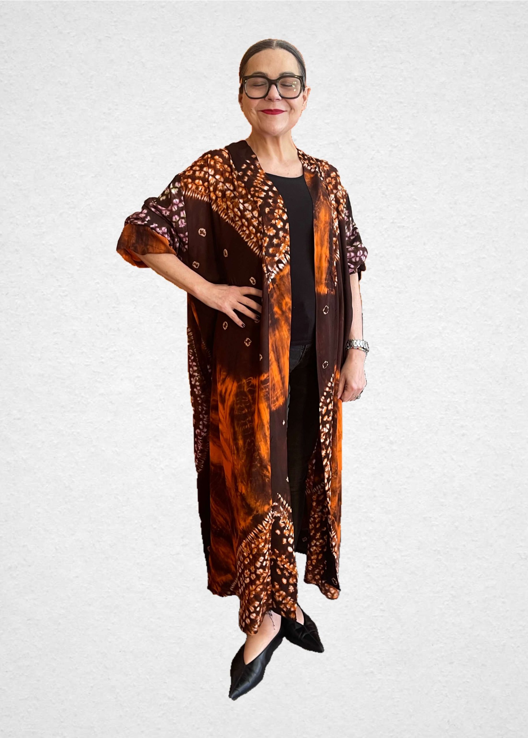 Kimono cotton mauretanie fire