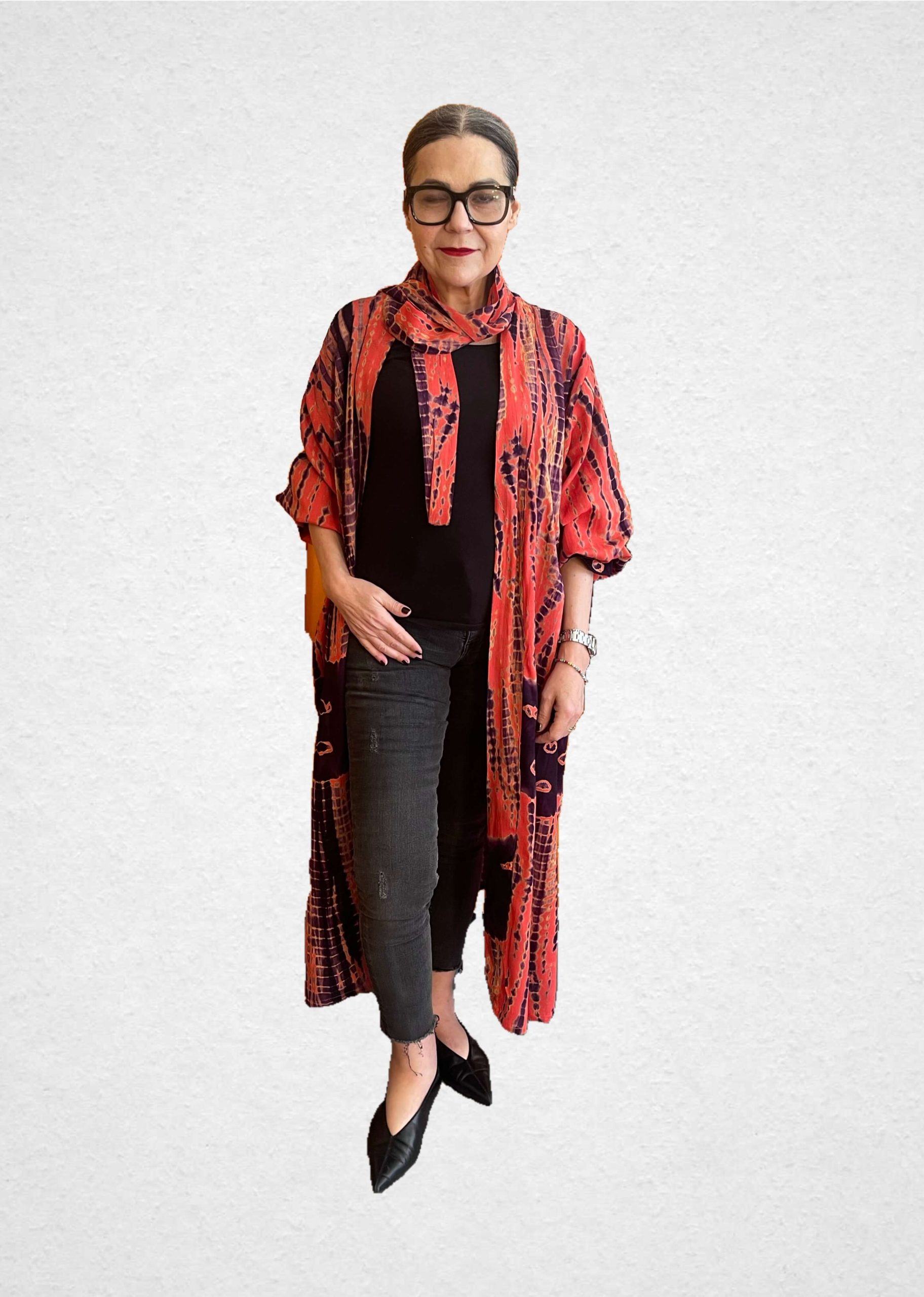 Kimono cotton mauretanie la vie en red