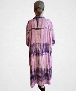 Alternative view of Kimono cotton mauretanie lilac