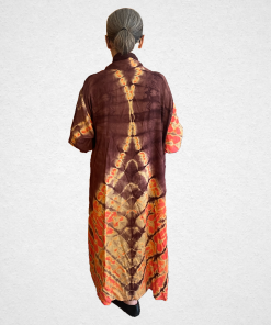 Alternative view of Kimono cotton mauretanie mud