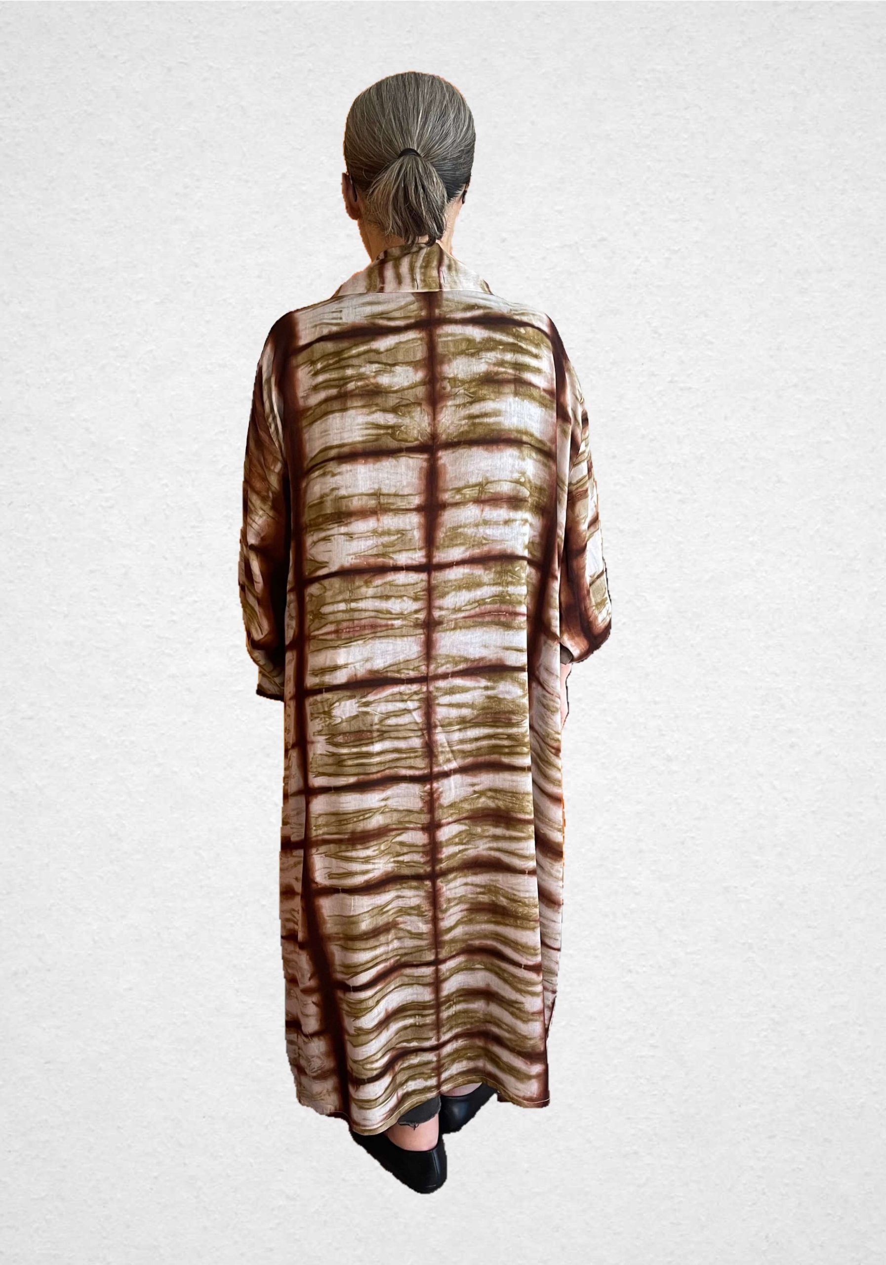 Kimono cotton mauretanie braun – Bild 2