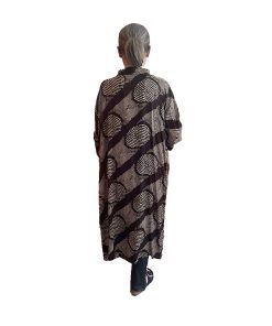 Alternative view of Kimono cotton brownish