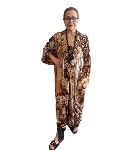 Kimono cotton mauretanie light brown