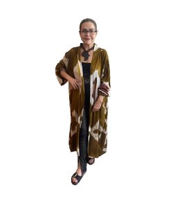 Kimono cotton mauretanie brown