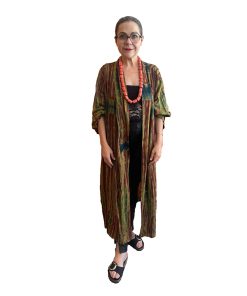 Kimono cotton mauretanie green garden