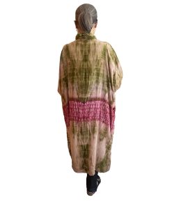 Alternative view of Kimono cotton mauretanie brown lightning