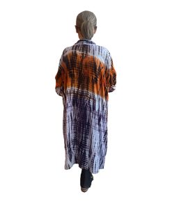 Alternative view of Kimono cotton mauretanie cuivre