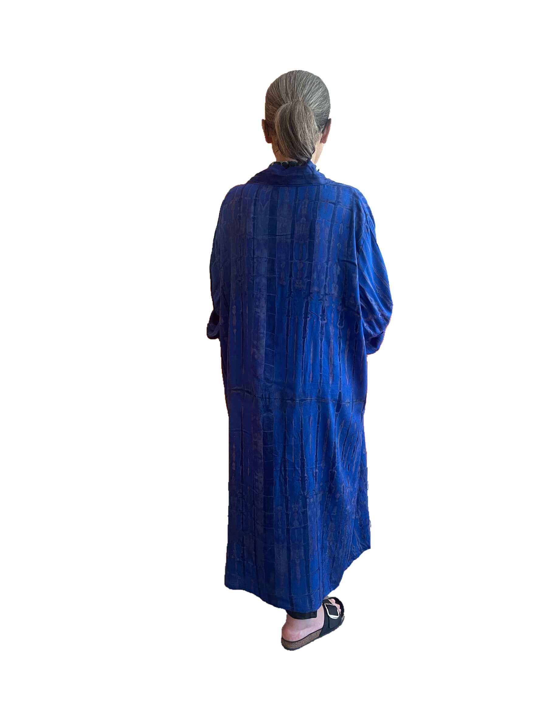 Kimono cotton mauretanie blue wonder – Bild 2