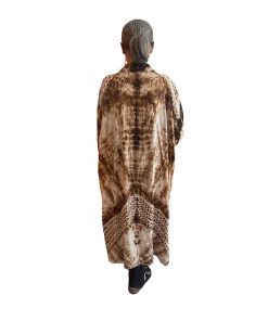 Alternative view of Kimono cotton mauretanie light brown