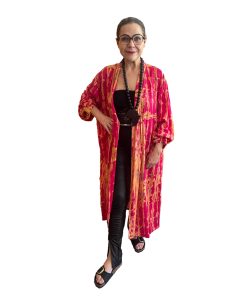 Kimono cotton mauretanie redish