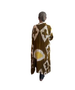 Alternative view of Kimono cotton mauretanie brown