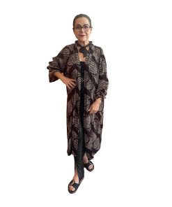 Kimono cotton brownish