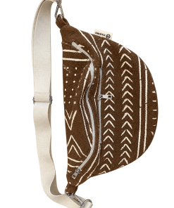 Alternative view of Banana Bag Bogolan rare brown